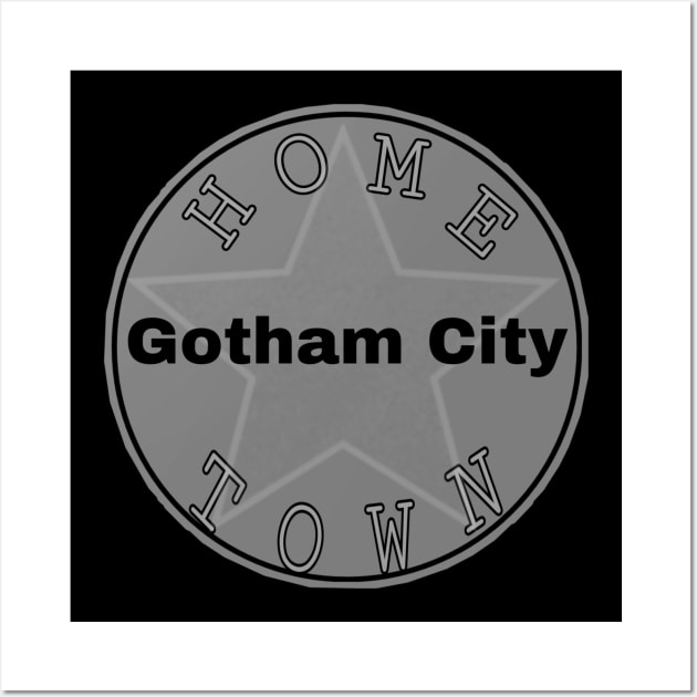 Hometown Gotham City Wall Art by Hometown